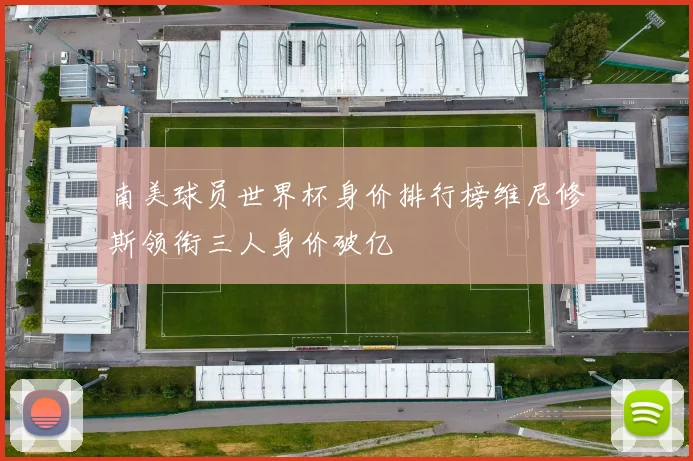 南美球员世界杯身价排行榜维尼修斯领衔三人身价破亿